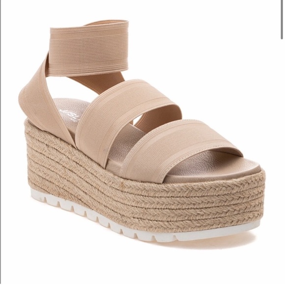 J Slides Shoes - J/Slides Quartz Nude Elastic - size 8